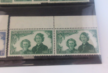 Load image into Gallery viewer, Queen Elizabeth II &amp; Princess Margaret 1944 Pre-Decimal 14 Stamp Set MNH
