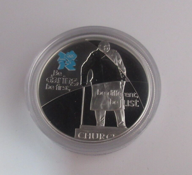 2010 Churchill A Celebration of Britain Silver Proof £5 Coin COA Royal Mint