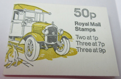 50P STAMP BOOKLET ROYAL MAIL 1978 NEW OLD STOCK INCL 1P 7P & 9P STAMPS MNH