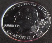 Load image into Gallery viewer, 2000 UNITED STATES MINT STATE QUARTER DOLLAR SOUTH CAROLINA 1788 PLATINUM PLATED
