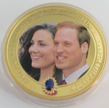Load image into Gallery viewer, 2011 CHARITY FUNCTIONS GOLD PLATED COOK ISLANDS  $1 COIN/COA
