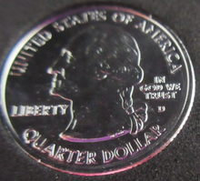 Load image into Gallery viewer, 2005 UNITED STATES MINT STATE QUARTER DOLLAR MINNESOTA 1858 PLATINUM PLATED
