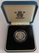 Load image into Gallery viewer, UK 1998 ROYAL MINT £1 SILVER PROOF COAT OF ARMS WITH BOX &amp; COA
