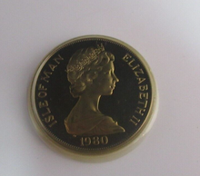 Load image into Gallery viewer, 1980 Queen Elizabeth The Queen Mother Isle of Man Proof-Like Crown Coin Box/COA
