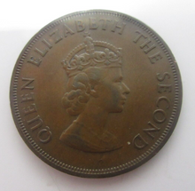 Load image into Gallery viewer, Queen Elizabeth II 1957 Jersey 1/12th of A Shilling Royal Mint EF+ Coin
