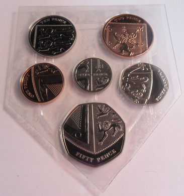 2020 QEII SHIELD SECTION BUNC 6 COIN SET SEALED (2P NONE WENT INTO CIRCULATION)