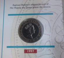 Load image into Gallery viewer, 1997 Shoulders of Giants First Bi-Metal Royal Mint UK BUnc £2 Sealed Coin Pack
