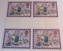 Load image into Gallery viewer, 1979 CHRISTMAS NATIVITY SCENES DECIMAL STAMPS GUTTER BLOCKS MNH IN STAMP HOLDER
