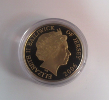 Load image into Gallery viewer, 1829 Rocket Rainhill Golden Steam Age Silver Proof Gold Plated 2006 ALD £5 Coin
