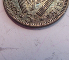 Load image into Gallery viewer, KING GEORGE VI 3d .800 SILVER THREEPENCE 1951 IN CLEAR PROTECTIVE FLIP
