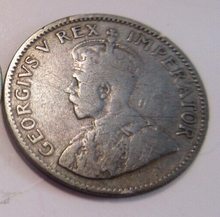 Load image into Gallery viewer, KING GEORGE V 3d X2 1926 &amp; 1932 .500 SILVER THREE PENCE COINS IN CLEAR FLIP
