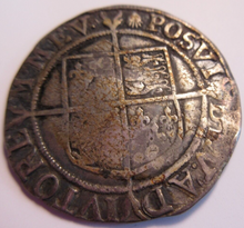 Load image into Gallery viewer, 1584-1586 QUEEN ELIZABETH I SILVER SHILLING ESCALLOP TOWER MINT 6TH ISSUE
