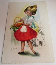 Load image into Gallery viewer, VINTAGE SILK STITCH POSTCARDS PAIR - PLEASE SEE PHOTGRAPHS
