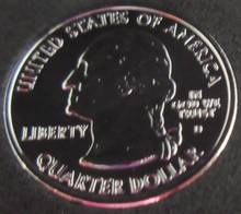 Load image into Gallery viewer, 2007 UNITED STATES MINT STATE QUARTER DOLLAR WASHINGTON 1889 PLATINUM PLATED
