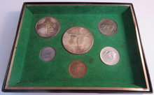 Load image into Gallery viewer, 1867-1967 ROYAL CANADIAN MINT PROOF SET 6 COIN SET WITH 4 X .800 SILVER COINS
