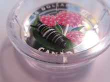Load image into Gallery viewer, 2018 ROYAL CANADIAN MINT QEII MONARCH CATERPILLAR $20 FINE SILVER COIN BOX &amp; COA
