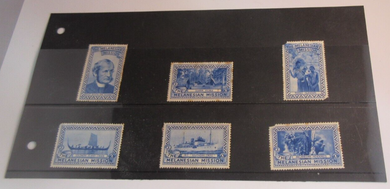 1920 THE MELANESIAN MISSION - CINDERELLA COLLECTION STAMPS & STAMP HOLDER