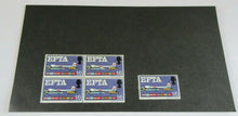 Load image into Gallery viewer, 1967 EFTA AIR FREIGHT PRE DECIMAL 1/6 5 X STAMPS MNH
