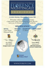 Load image into Gallery viewer, 2020 Bicentenary of the Birth of Florence Nightingale 50p Diamond Finish sealed
