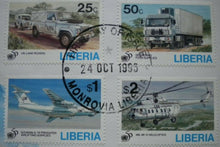 Load image into Gallery viewer, 1945-1995 NATIONS UNITED FOR PEACE LIBERIA 1 DOLLAR COMMEMORATIVE COIN COVER PNC
