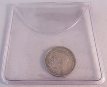 Load image into Gallery viewer, 1913 KING GEORGE V BARE HEAD .925 SILVER 3d THREE PENCE COIN IN CLEAR FLIP
