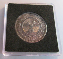 Load image into Gallery viewer, 1896 SOUTH AFRICA SILVER 2 SHILLINGS COIN IN PRESENTED IN QUADRANT CAPSULE
