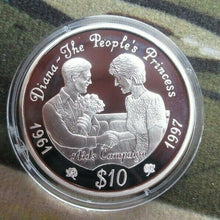 Load image into Gallery viewer, UK SILVER PROOF PRINCESS DIANA COINS VARIOUS £5 /CROWNS/RUPEES/ DOLLARS
