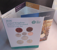 Load image into Gallery viewer, 2020 UK BRILLIANT UNCIRCULATED ANNUAL COIN COLLECTION SET ROYAL MINT SEALED PACK
