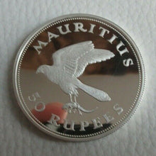 Load image into Gallery viewer, MAURITIUS CONSERVATION 1975 ROYAL MINT SILVER PROOF 50 &amp; 25 RUPEES MINT
