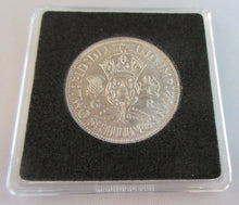 Load image into Gallery viewer, 1942 KING GEORGE VI  .500 SILVER FLORIN TWO SHILLINGS COIN WITH QUADRANT CAPSULE
