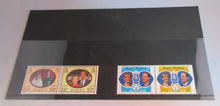 Load image into Gallery viewer, QE II JERSEY DECIMAL STAMPS GOLDEN WEDDING &amp; ROYAL WEDDING MNH IN STAMP HOLDER
