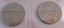 Load image into Gallery viewer, 1953-1967 QUEEN ELIZABETH II SIXPENCE 6d FULL 15 COIN SET IN CLEAR FLIP
