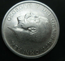 Load image into Gallery viewer, 1919 GEORGE V BARE HEAD FIRST COIN HALF 1/2 CROWN SPINK 4011 CROWNED SHIELD Cc2
