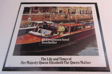 Load image into Gallery viewer, 1985 HMQE QUEEN MOTHER 85th ANNIV COLLECTION SEYCHELLES STAMPS ALBUM SHEET
