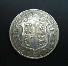 Load image into Gallery viewer, 1921 GEORGE V BARE HEAD COINAGE HALF 1/2 CROWN SPINK 4021A CROWNED SHIELD 2
