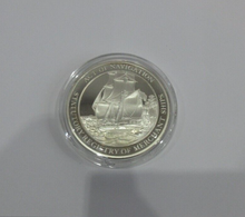 Load image into Gallery viewer, Act of Navigation 1786 Merchant Shipping Act Silver Proof Medal + Info Sheet
