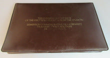 Load image into Gallery viewer, 1977 THE FIRST SOLO FLIGHT OVER THE ATLANTIC  PNC, SILVER MEDALLION, PADDED CASE
