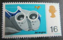 Load image into Gallery viewer, 1967 JET ENGINE PRE DECIMAL 1/6 X 7 STAMPS MNH WITH STAMP HOLDER
