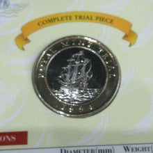 Load image into Gallery viewer, Royal Mint First Trial 1994 £2 4 Coin Pack The First UK Bi-Colour Coin Very Rare
