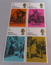 Load image into Gallery viewer, 1970 QEII LITERARY ANNIVERSARIES &amp; 9TH COMMONWEALTH GAMES STAMPS MNH &amp; HOLDER
