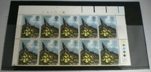 Load image into Gallery viewer, 1979 SPRING WILD FLOWERS PRIMROSE 9p BLOCK OF 10 STAMPS MNH &amp; TRAFFIC LIGHTS
