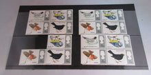 Load image into Gallery viewer, 1966 BIRDS 4d 15 X STAMPS MNH WITH CLEAR FRONTED STAMP HOLDER
