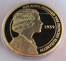 Load image into Gallery viewer, 2012 PORTRAITS OF THE QUEEN GOLD PLATED PROOF MEDAL SET WITH COA &amp; BOX 12 MEDALS
