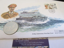 Load image into Gallery viewer, £5 Proof Coin First Day Covers Colourised Rare Unusual Battle of Britain WWII BU
