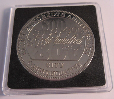 2007 800th ANNIVERSARY OF LIVERPOOL BECOMING A BOROUGH PROOF MEDAL & CAPSULE