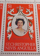 Load image into Gallery viewer, ST CHRISTOPHER NEVIS ANGUILLA 25TH ANNIVER OF THE CORONATION 1953 MINI SHEET MNH
