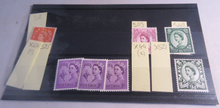 Load image into Gallery viewer, VAROIUS EARLY QUEEN ELIZABETH II POSTAGE STAMPS MNH IN STAMP HOLDER
