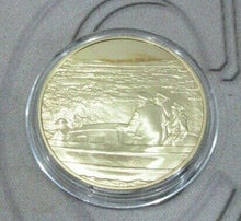 Load image into Gallery viewer, 1974 John Pinches Churchill Centenary Trust Silver Proof Gold Plated 1oz Medals
