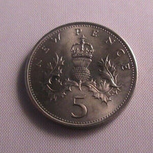 Load image into Gallery viewer, 1968 - 2015 BUnc/Unc UK Royal Mint 5p Five Pence Coins
