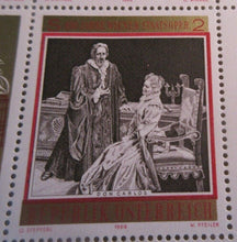 Load image into Gallery viewer, 1869-1969 REPUBLIK OSTERREICH 100 JAHRE WIENER STAATSOPER BLOCK OF 8 STAMPS MNH
